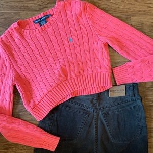 Ralph Lauren cropped sweater